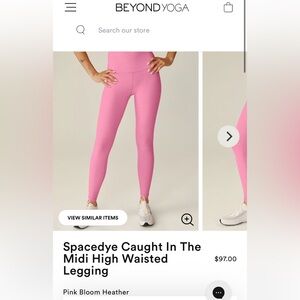 Beyond Yoga Spacedye Caught in the Midi High Waisted Leggings (Size S)